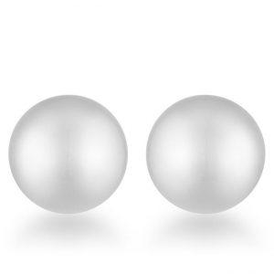 Julie Rhodium Sphere Stud Earrings